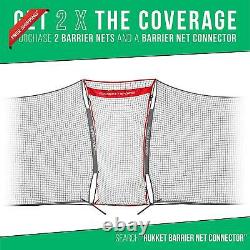 Rukket 12X9Ft Barricade Backstop Net, Indoor And Outdoor Lacrosse, Basketball, S