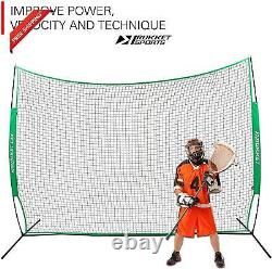 Rukket 12x9ft Barricade Backstop Net Indoor and Outdoor Lacrosse Basketball 