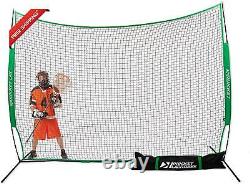 Basketball Rukket 12x9ft Barricade Backstop Net Indoor and Outdoor Lacrosse 