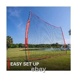 Rukket Barricade Backstop Net, Choose 12x9ft or 16x10ft, Indoor and Outdoor L