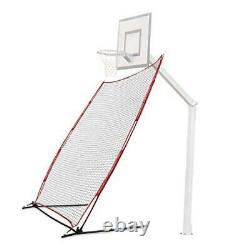 Rukket Basketball 6x10 Adjustable Return Net Guard and Backstop, Hoop Rebound