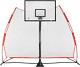 Rukket Basketball Air Defense Return Net Guard and Backstop, Choose 12X13 XL Ret