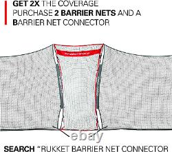 Rukket XL 16X10Ft Barricade Backstop Net, Indoor and Outdoor Lacrosse, Basketbal