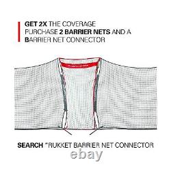 Rukket XL 16x10ft Barricade Backstop Net, Indoor and Outdoor Lacrosse, Basket