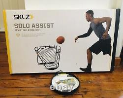 SKLZ Basketball Training Solo Assist Rebounder + SKLZ Shot Spot Training Markers