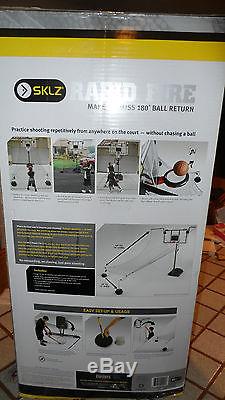 SKLZ Rapid Fire Basketball Ball Return Trainer System Make or Miss 180 degre NEW