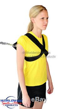 SPEEDSTER Power Resistance X-HARNESS with Grip Handle & Tow Line Speed Training