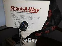 Shoot-A-Way Gun 8000 Basketball Shooting Machine with remote keychain