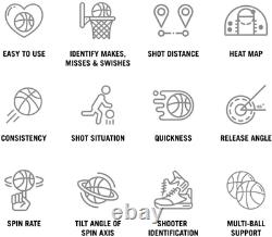 SiQ Smart Basketball Automated Shot Tracking Improve Your Game! Connects to