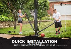 Silverback Basketball Yard Guard Defensive Net System Rebounder