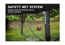 Silverback Basketball Yard Guard Defensive Net System Rebounder with Foldable