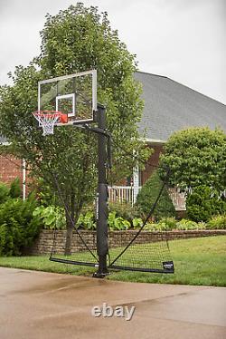 Silverback Basketball Yard Guard Defensive Net System Rebounder with Foldable Ne