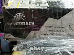 Silverback Basketball Yard Guard Defensive Net System Rebounder with Foldable Net