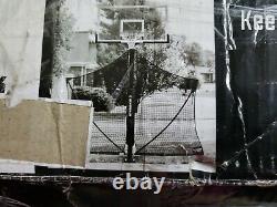Silverback Basketball Yard Guard Defensive Net System Rebounder with Foldable Net