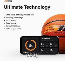 Smart Basketball & App Shoot Better Men's Size 7 + 12M Indoor/Outdoor