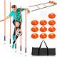 Soccer Training Equipment Agility Training Poles Equipment Includes 6 Flexible A