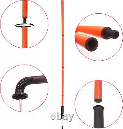 Soccer Training Equipment Agility Training Poles Equipment Includes 6 Flexible A