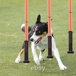 Soccer Training Equipment Agility Training Poles Equipment Includes 6 Flexible A