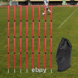 Soccer Training Sticks Adjustable for Practice Basketball Improve Agility