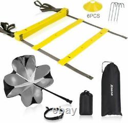 Speed Agility Training Set for Soccer Lacrosse Hockey Basketball Drill Yellow