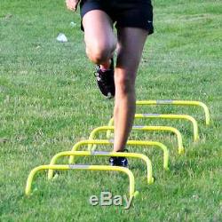 Speedster Mini Hurdles Combo Set, 9Pk with Strap 6 12 18 Speed Agility Drills