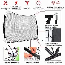 Sports Barrier Net, Sports Net, Barricade Backstop Net, Perfect for 12X9Ft-Black