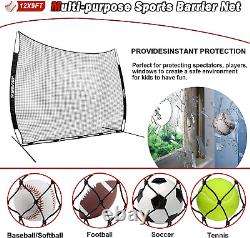 Sports Barrier Net, Sports Net, Barricade Backstop Net, Perfect for Baseball, Softba