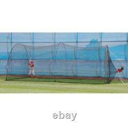 Sports Xtender 30' Baseball and Softball Batting Cage Net and Frame, with