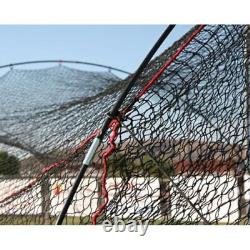 Sports Xtender 30' Baseball and Softball Batting Cage Net and Frame, with