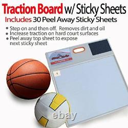 StepNGrip Courtside Shoe Grip Traction Board Includes 30 Sticky Sheets and