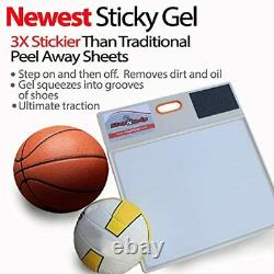 StepNGrip Courtside Shoe Grip Traction Mat Newest Sticky Mat Never Needs