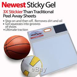 StepNGrip Courtside Shoe Grip Traction Mat Newest Sticky Mat Never Needs for
