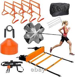 Superior Quality Agility Training Set with Ladder, Hurdles & Fitness Components