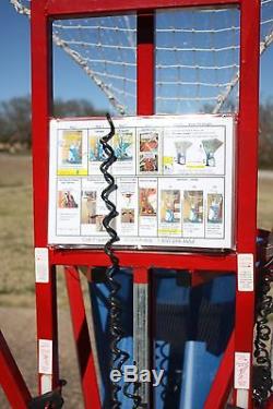 THE GUN SHOOT-A-WAY 6000 BASKETBALL TRAINER, AUTO THROW BACK, WORKS NICE