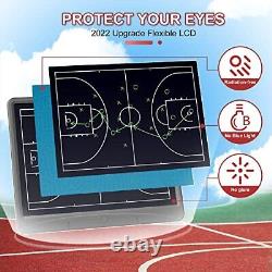 TUGAU Basketball Coaching Board Inch LCD Basketball Strategy Board with Stylu