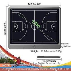 TUGAU Basketball Coaching Board Inch LCD Basketball Strategy Board with Stylu