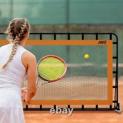 Tennis Rebounder 12'X6', Adjustable Tilt Rebound Net, Multi-Sport Training Bounc