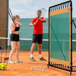 Tennis Rebounder 12'X6', Adjustable Tilt Rebound Net, Multi-Sport Training Bounc