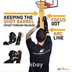 The Ringer Hoops Full Shot Barrel Basketball Shooting Aid Perfect Form for Bo