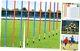 Training Agility Poles 5ft Adjustable Soccer Training Poles 10 Orange, Blue