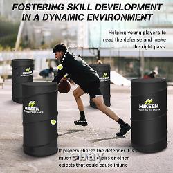 Training Defender Dummy Basketball Soccer Pop up Safely Simulate Foldable 4 Pack