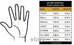 Weighted Anti-Grip Basketball Gloves for Ball Handling, Improved Dribbling