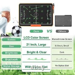 Wicue 21in Large Screen LCD Electronic Basketball/Soccer/Football Coach Board