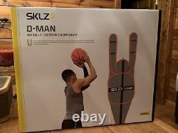 (X4) SKLZ D-Man, Basketball defensive mannequin. Stands 6.5 Ft To 8 Ft Tall