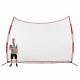 XL 16x10ft Barricade Backstop Net, Indoor and Outdoor Lacrosse, Basketball, Socc