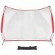 ZELUS Collapsible Barricade Backstop Net 12x9 ft, Net for Lacrosse, Baseball