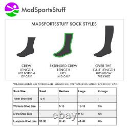 (electricblue/black, m) MadSportsStuff Basketball Socks with Basketball Logo